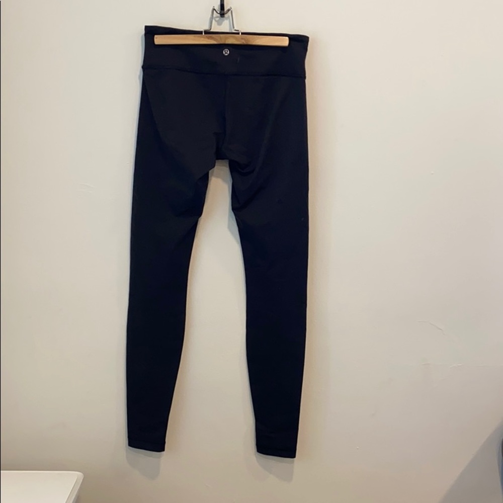 Lululemon Black Wunder Under Leggings